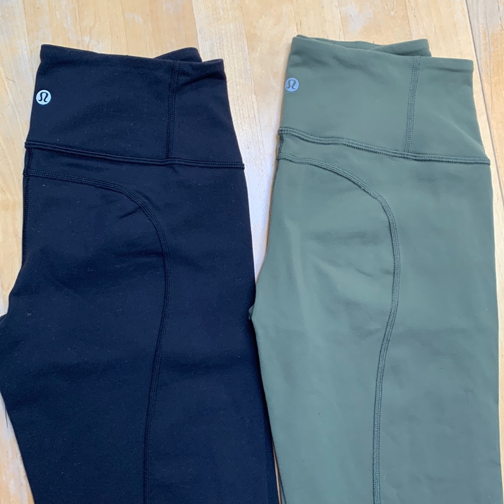 Lululemon Gather and Crow Full on Luon tights